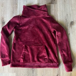 Bench velour maroon pullover